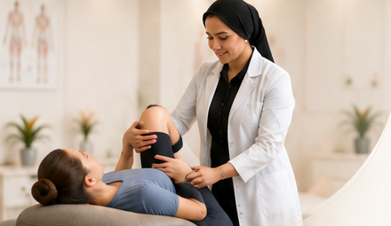 جلسة علاج طبيعي في نوارة كلينك